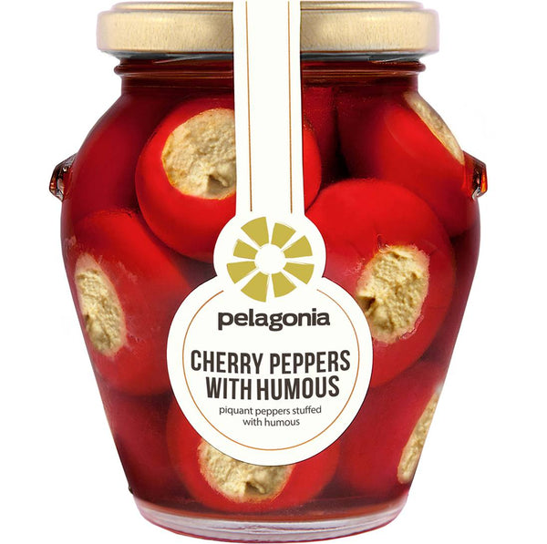 Paprike sa Humusom | Cherry peppers met Hummus | Pelagonia | 280G