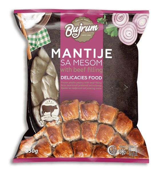 Mantije sa mesom| Bites Rundvlees | Bujrum | 700G