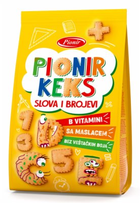 Keks Slova i Brojevi | Pionir | 100G